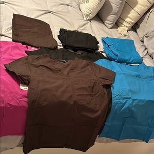 Just love Multi-Color Scrubs Set